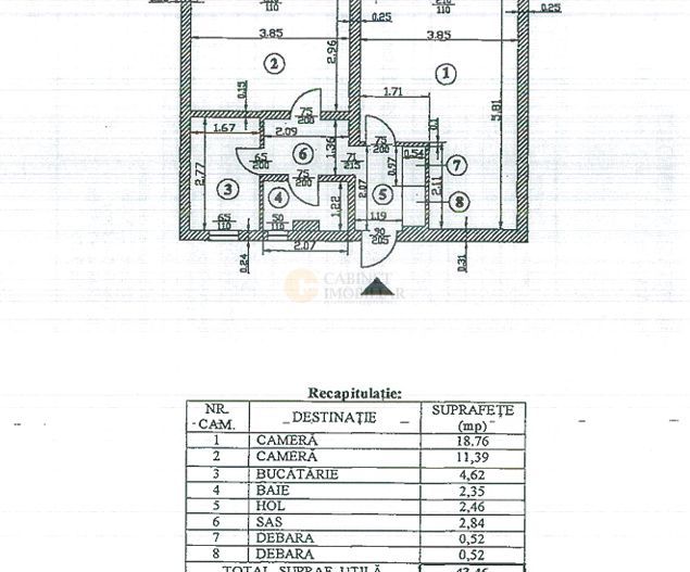 2 camere | Bloc reabilitat termic | Etaj 4/8  | Calea Victoriei - Poză 9