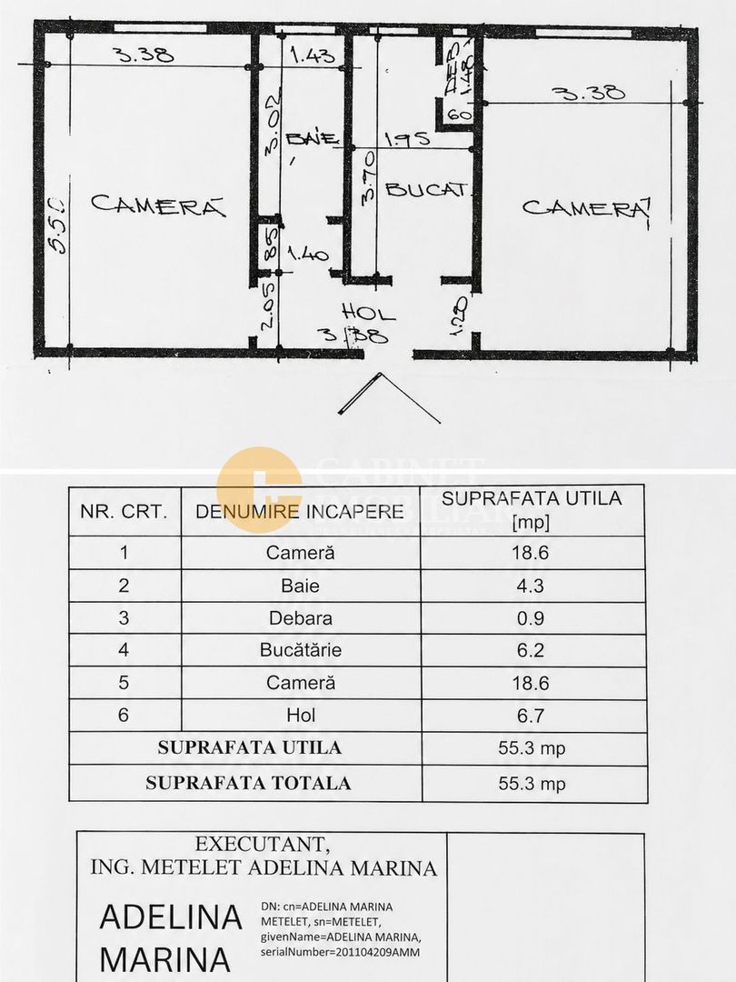 2 Camere Decomandat | Zona CUG | 55 mp | Boxă Depozitare - Poză 6