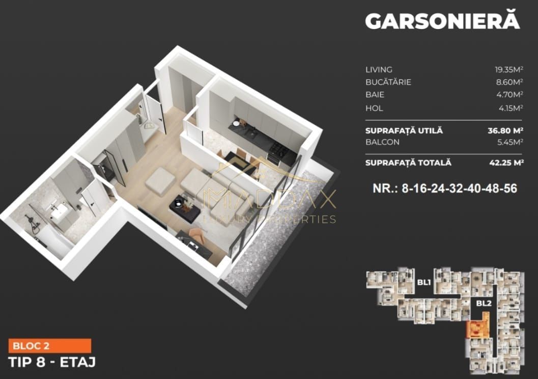 Garsoniera / 40.90 mp/ Popesti Leordeni/ zona Berceni - Poză 3