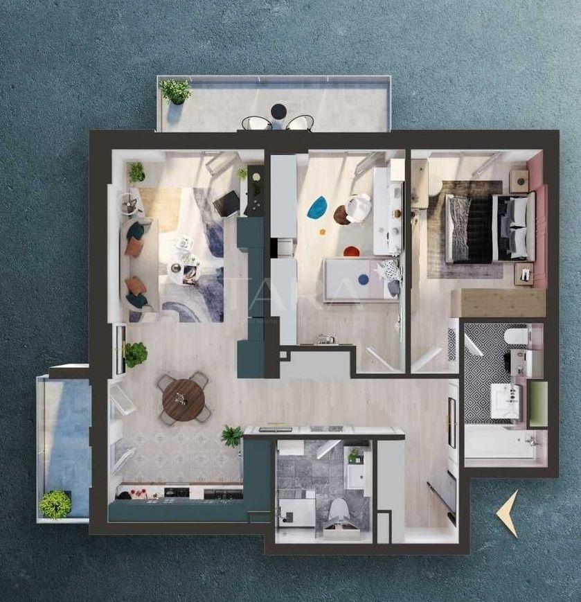 Apartament modern cu 2 camere în ansamblul exclusivist. Cluj-Napoca - Poză 7