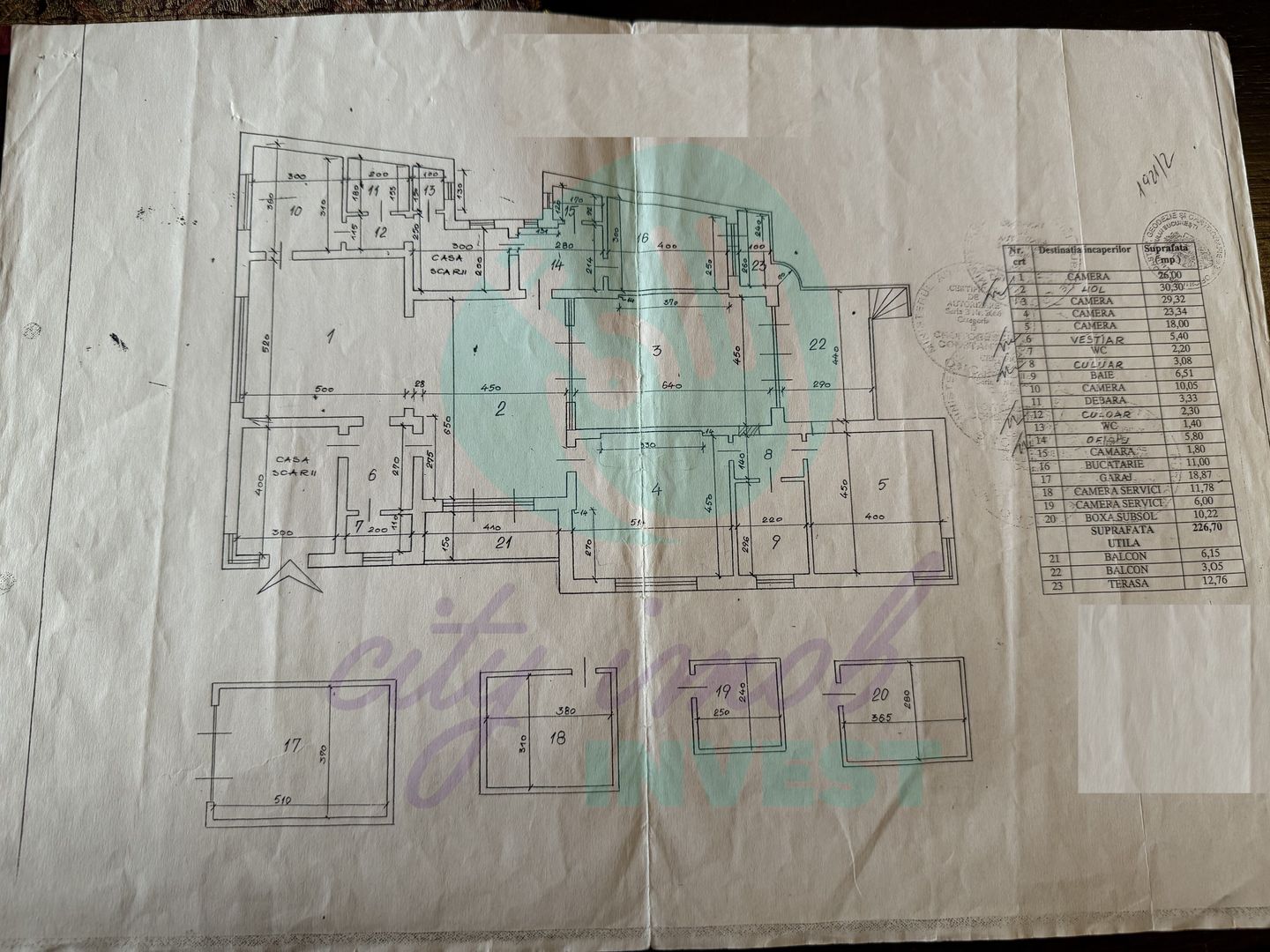 Apartament interbelic cu grădină și garaj - Poză 15