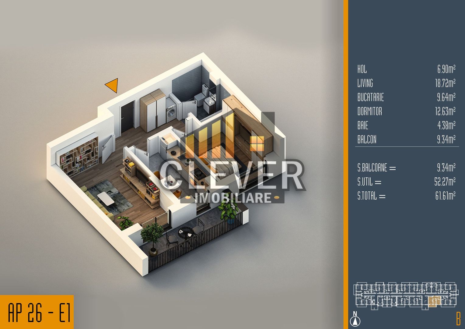 Apartament 2 camere decomandate Theodor Pallady Comision 0 - Poză 1