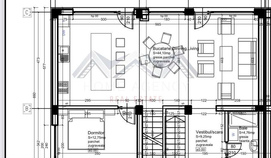 Casă duplex P+1 de vânzare Tunari – finisaje premium, teren 505 mp - Schiță 12