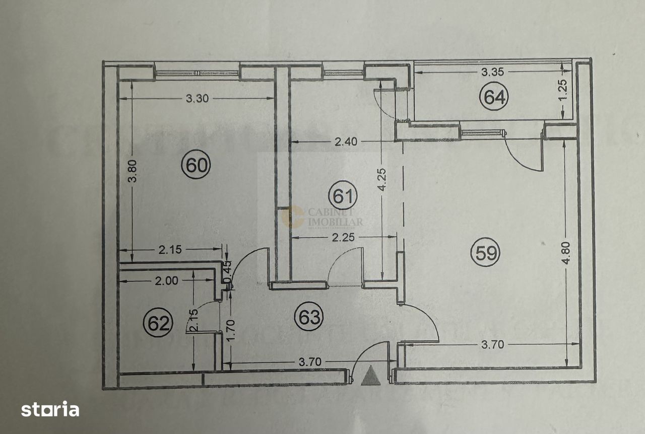 2 Camere - 56MP | Decomadat - Bloc Nou 2017 | 21 Residence - Poză 15