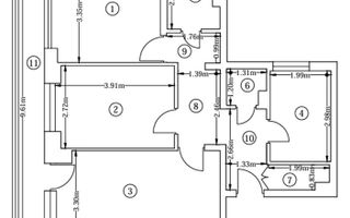 3cam.dec-1baie-disponibil imediat/Bvd Brancoveanu 130-132,sector 4 - Poză 7
