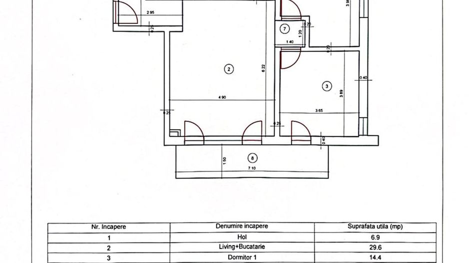 Apartament 3 camere, Finisat, Bloc nou, 1 Loc Parcare, Acte la Zi - Poză 2