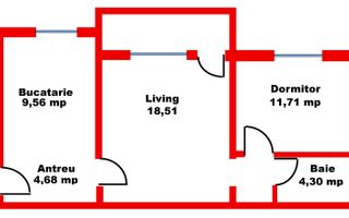 Apartament 2 camere, 51 mp, parcare, zona Nufarul, Oradea - vanzare - Poză 18