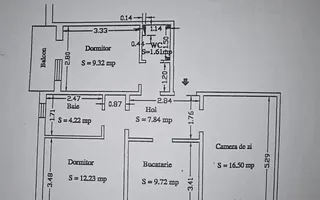 Apartament TÂRGU CUCU | 3 camere, semidecomandat, 68 mp total, mobilat - Poză 12