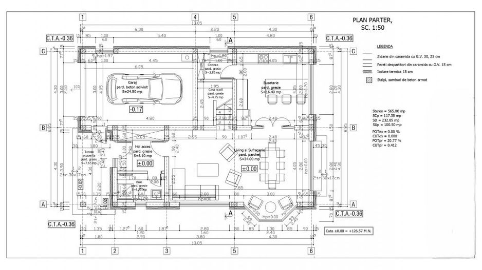 Casă in construcție P+M, Teren 565 mp - Str. George Enescu - Carei - Poză 4