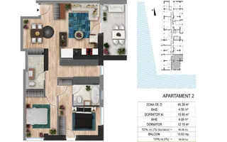 DE INCHIRIAT | APARTAMENT 4 CAMERE | BANEASA - SISESTI | BLOC NOU - Schiță 11