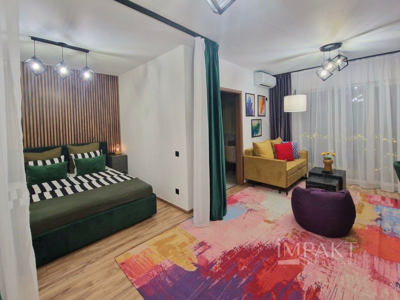 Apartament cu o camera si nisa de dormit in Buna Ziua - Poză 1