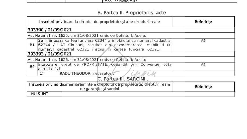 Teren intravilan 2078 mp langa padure - Piscu Ciolpani Snagov - Poză 9