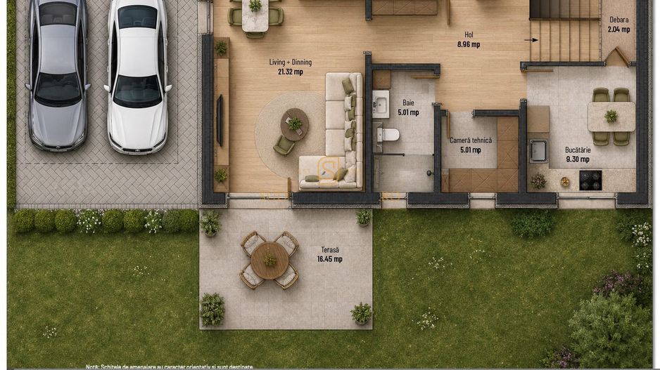 Vila individuala | Ansamblu privat cu piscina Bragadiru-Independentei - Schiță 6