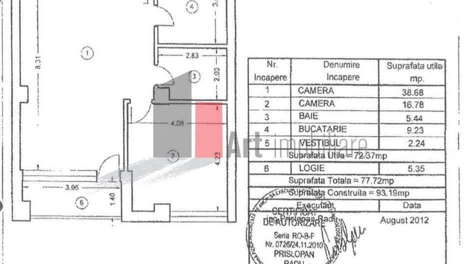 Apartament 2 camere de Lux, Proaspăt Renovat, Design Modern -Zonă Parc Herastrau - Schiță 8