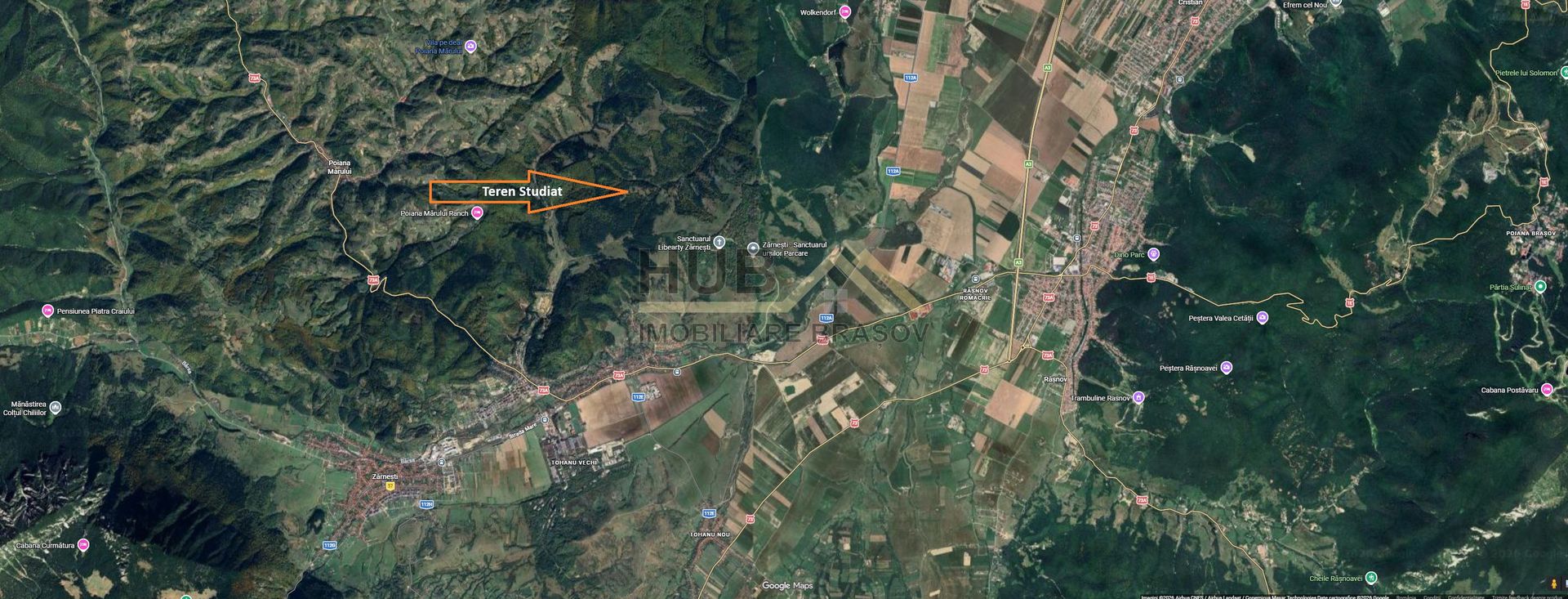 De vanzare Teren extravilan in Vulcan | 5.800 mp - Poză 1