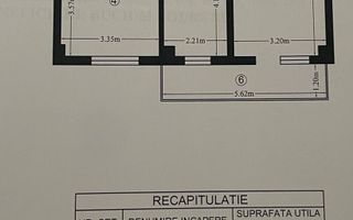 Apartament 2 camere decomandat - 56,19 mp – Bucium, Complex nou 2020 - Schiță 8