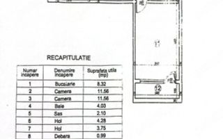 Proaspat renovat decomandat spatios 3 camere Berceni Grand Arena - Schiță 10