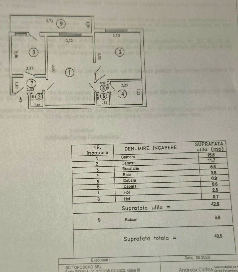Apartament 2 camere,  Mazepa 1, parter - Poză 2