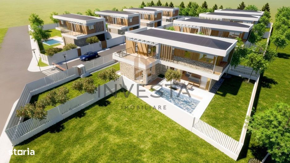 Casa individuala nZEB cu piscina, 501 mp teren, 160mp utili, Sanicoara - Poză 23