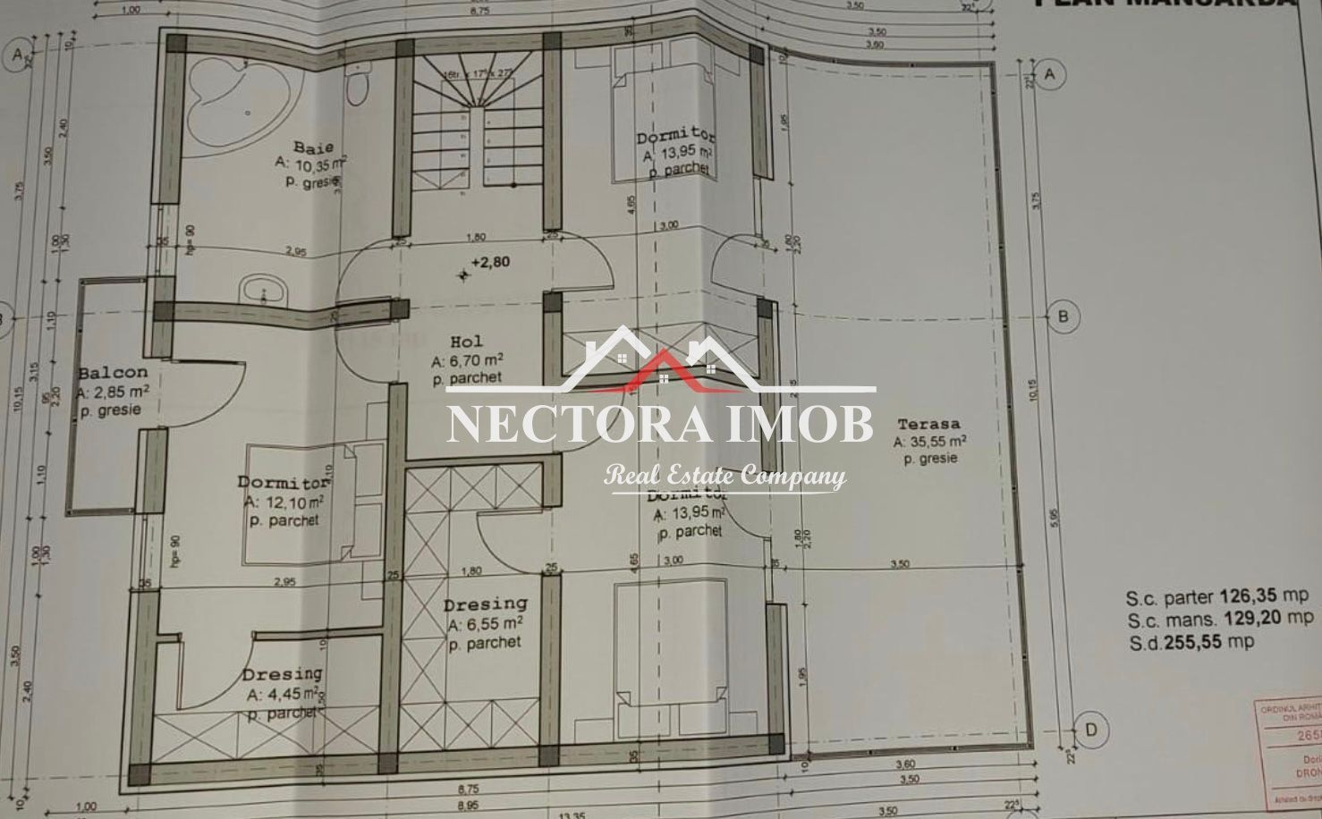NECTORA IMOB-Casa 4 camere, Livada de Bihor, 710 mp teren, la rosu - Poză 6