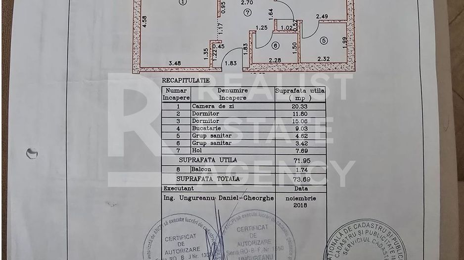 Vânzare, apartament cu 3 camere în zona Pipera - Schiță 18