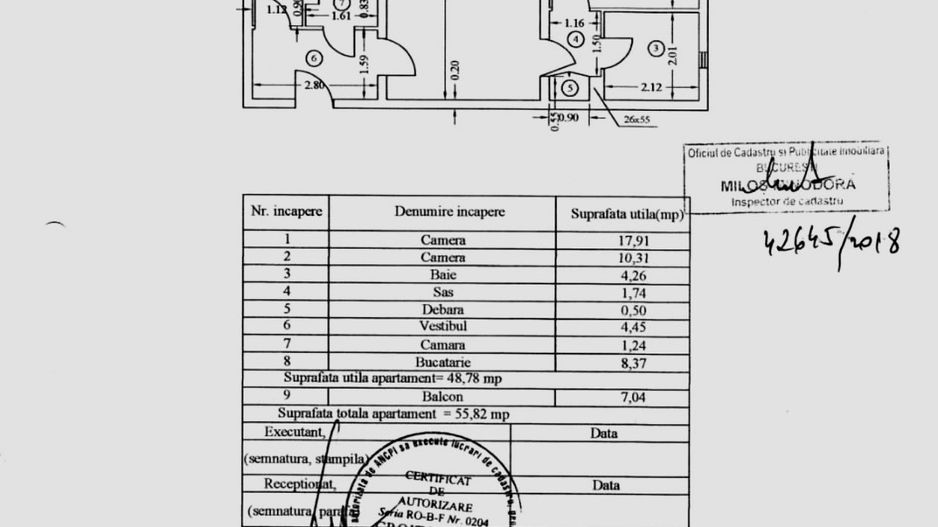 Apartament 2 Camere Piata Gorjului - Schiță 9