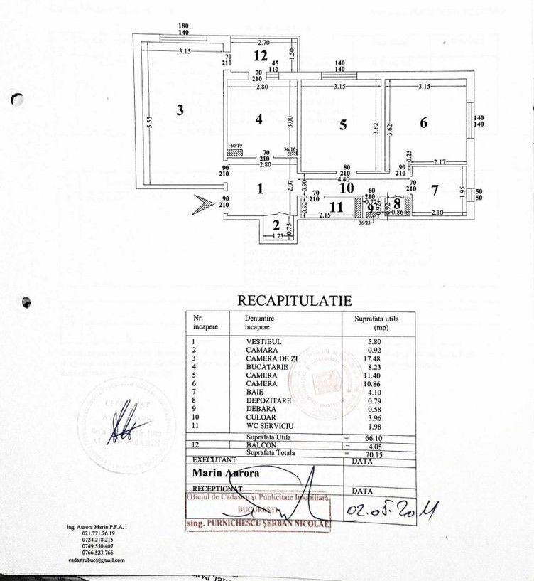 Apartament 3 camere zona Arena Nationala -  Chisinau - Poză 8