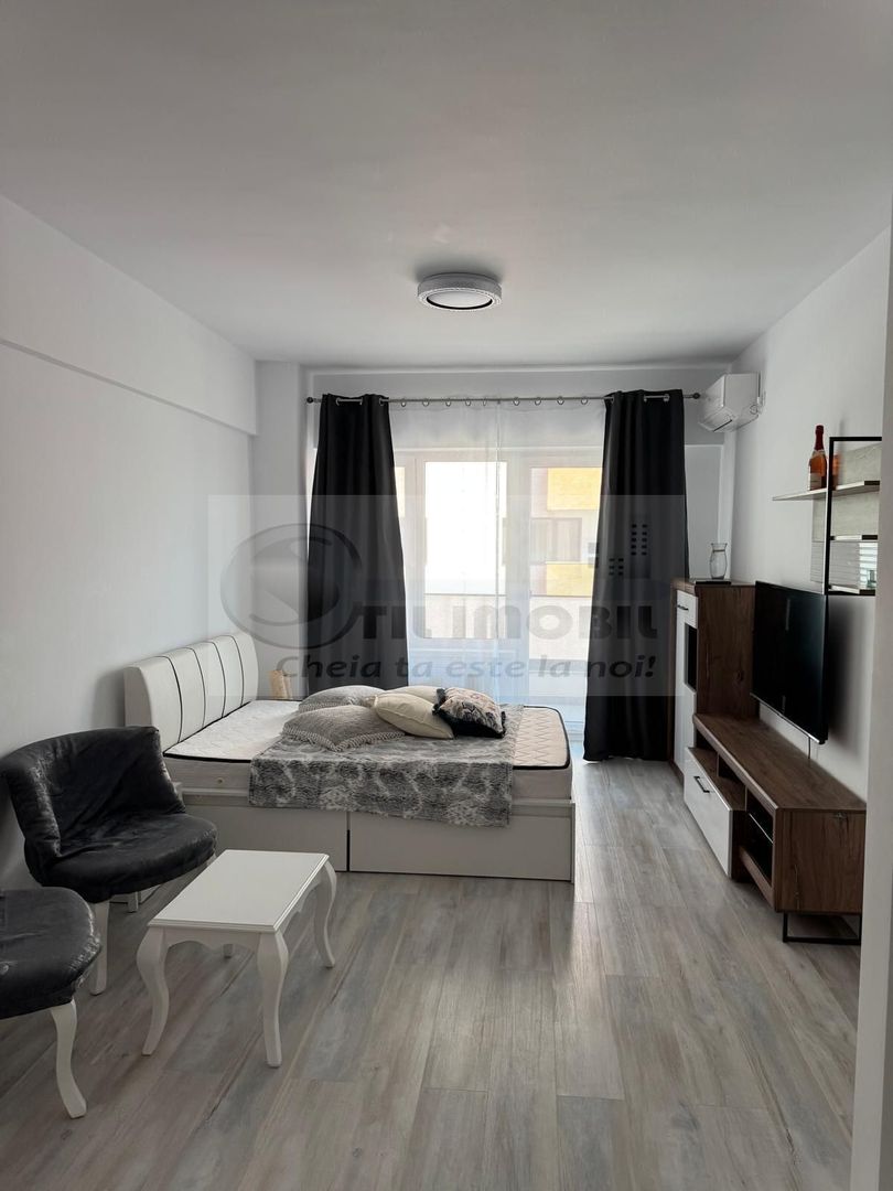 Ap  1 cameră – Unirea Towers, Iași – etaj 9 – parcare inclusa 500 € - Poză 1