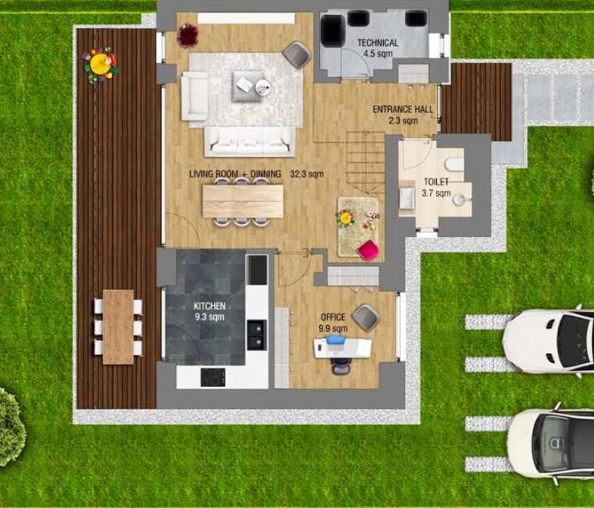 vila 4 camere | Amber Gardens | Otopeni | Tunari | 2 parcare - Poză 18