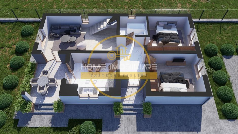 Casa cu 3 camere+mansarda, cu toate utilitatile zona Holboca - Poză 3