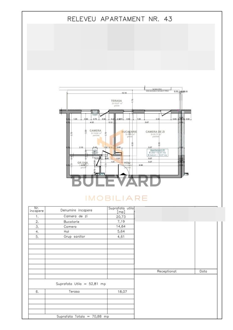 Apartament 2 camere cu CF in cartier Europa! - Poză 5