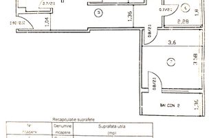 CHIRIE: 3 Camere Decomandat | Valea Lupului – Confort și Spațiu Generos - Schiță 9