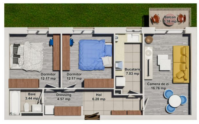 Apartament 3 camere de vanzare - Poză 1