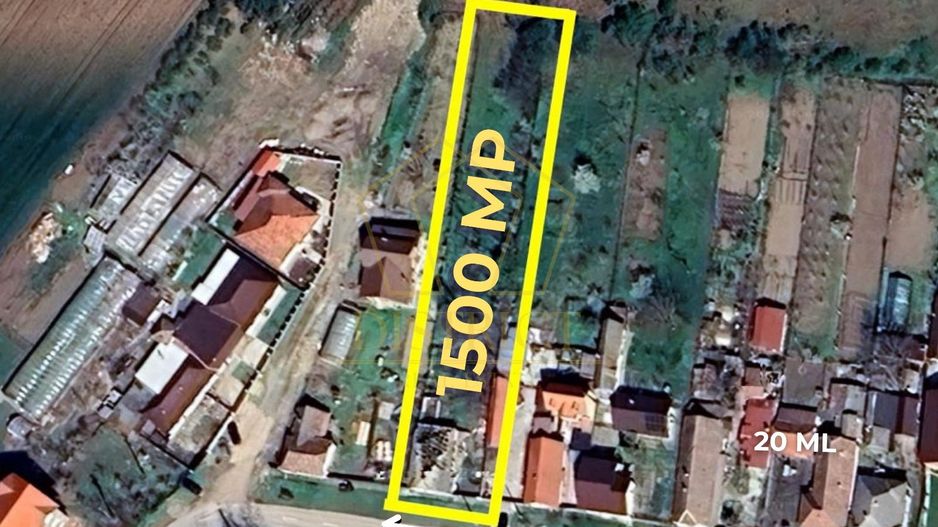 COM 0% Teren pentru casa individuala 1500mp |  Sag - Poză 2