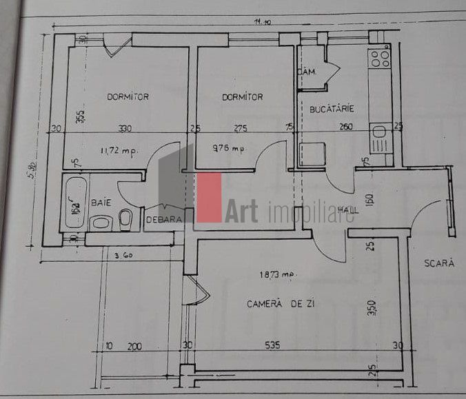 3 camere Grivitei - Poză 1