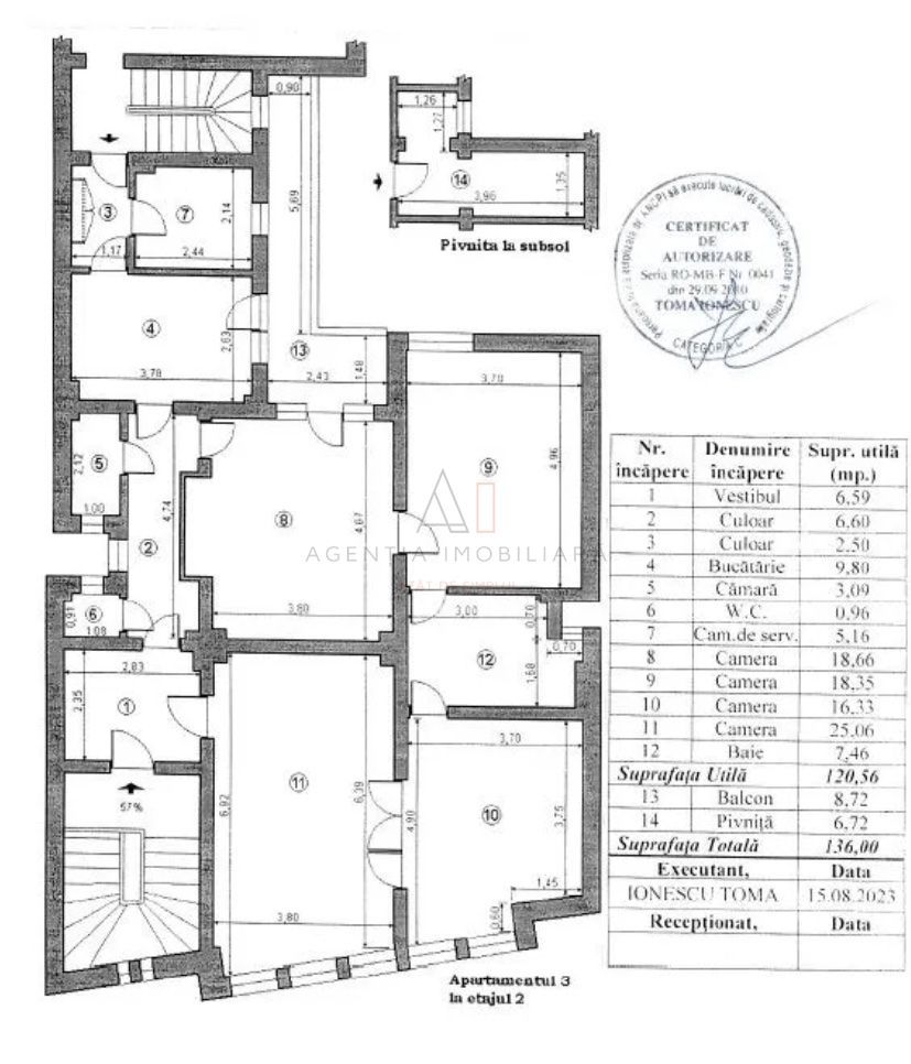 4 Camere Vila Reprezentativa | Parcul Kiseleff Victoriei - Poză 17