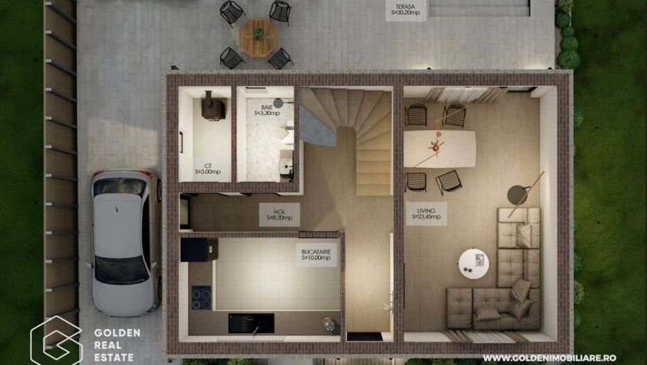 Casa/Vila ARYA P+E, 400 mp teren, Cartierul ATHENA, comision 0% - Poză 6