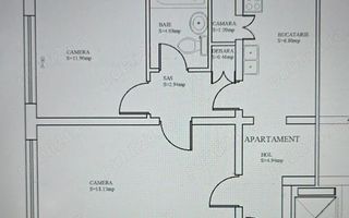 Oprtunitate de investitie 2 camere decomandate zona strazii Donath! - Schiță 8