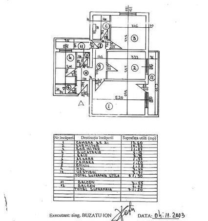 Apartament 3 camere I Drumul Taberei-Frigocom - Schiță 5