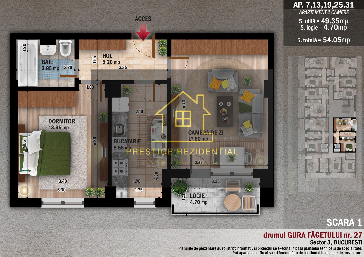 Apartament 2 cam.in finalizare, Direct Dez , Comision 0, metrou - Poză 1