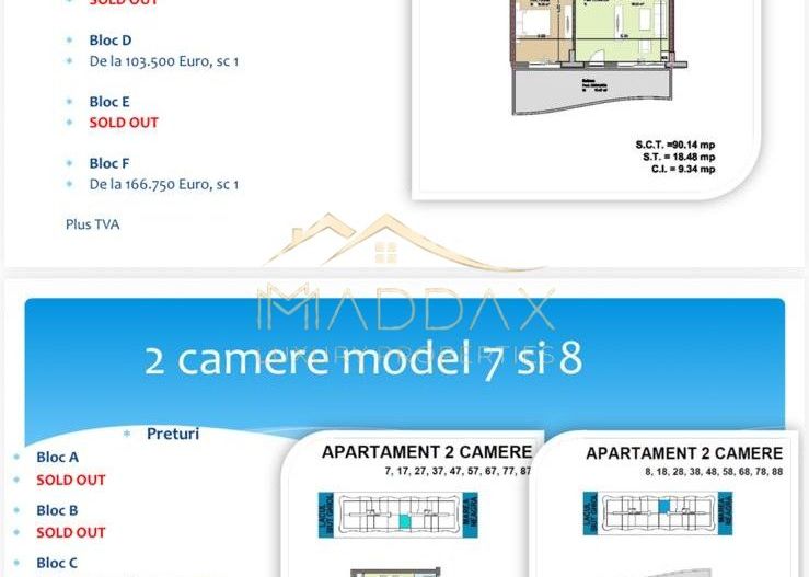 Apartament de vanzare 2 camere + 2 bai I Mamaia Nord I Malul Marii Negre - Poză 27