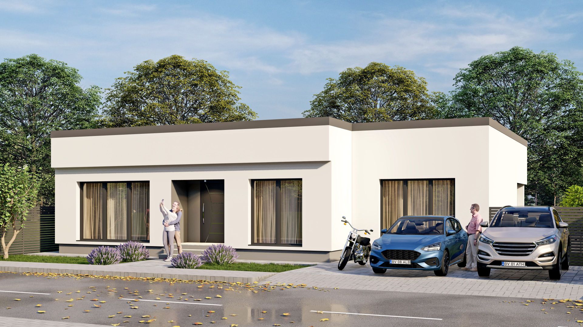 Casa individuala din caramida 4 camere Cartier Izvor Tarlungeni Brasov - Poză 11