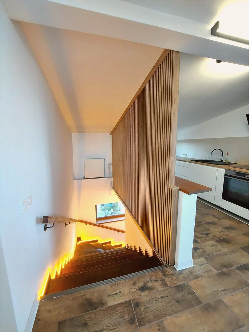 Penthouse 3 camere, 105 mp, terasa 15 mp, zona Eminescu, bloc nou - Poză 3