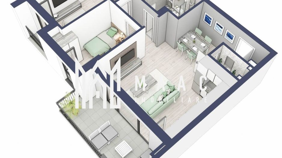 Apartament 3 camere | Balcoane 10.6 mp| Gradina ca. 84mp | Turnisor - Poză 4