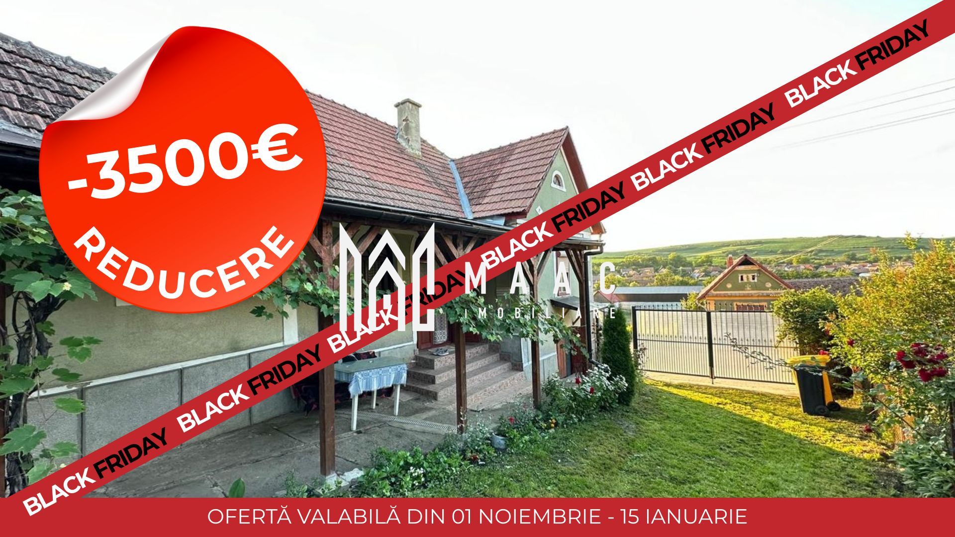 BLACK FRIDAY I Casă  100 mp utili I teren 1830 mp I Armeni - Poză 1