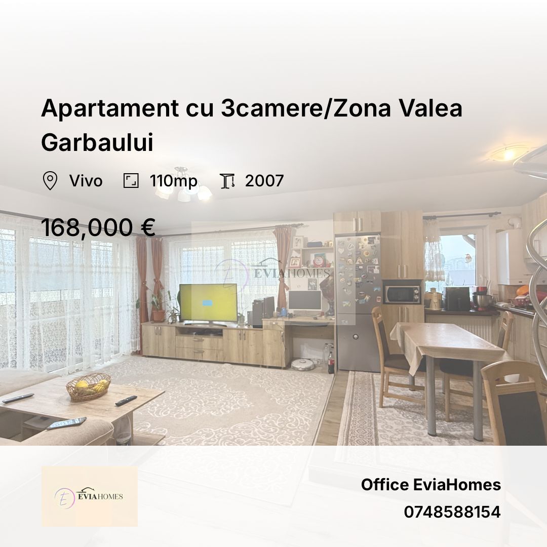 Apartament cu 3camere/Zona Valea Garbaului - Poză 1