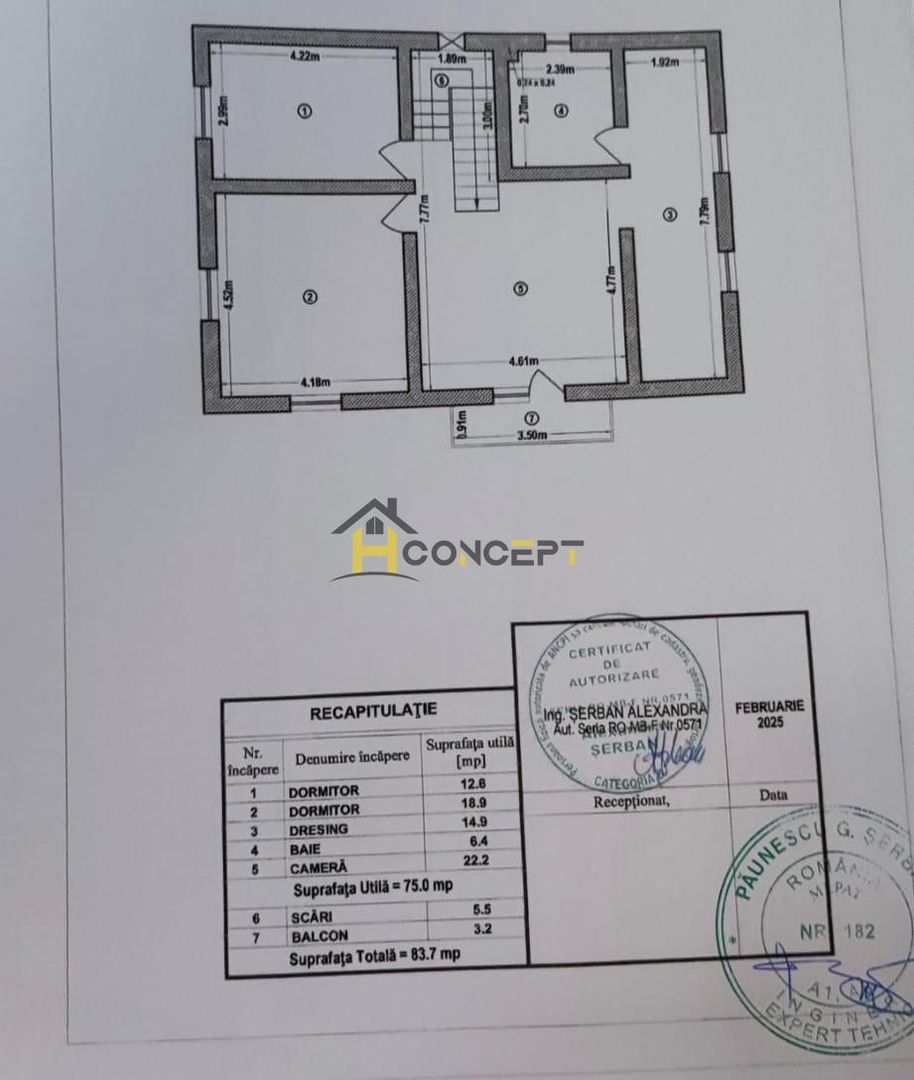Casa Cornetu teren 1100 mp - Poză 15
