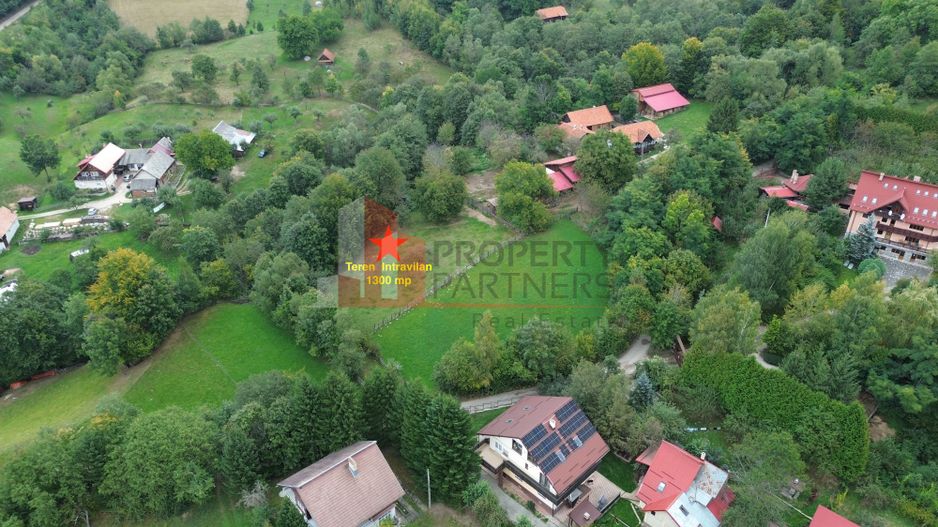 Teren intravilan 1.300 mp | Vedere Piatra Craiului | Bran Poarta - Poză 2