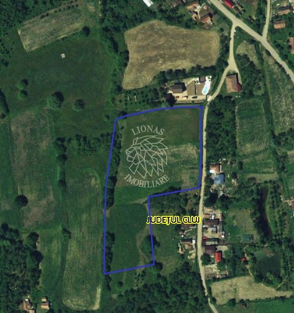 Teren intravilan 100 ari  front 80 ml utilități drum asfaltat Ghirolt Gherla - Poză 7