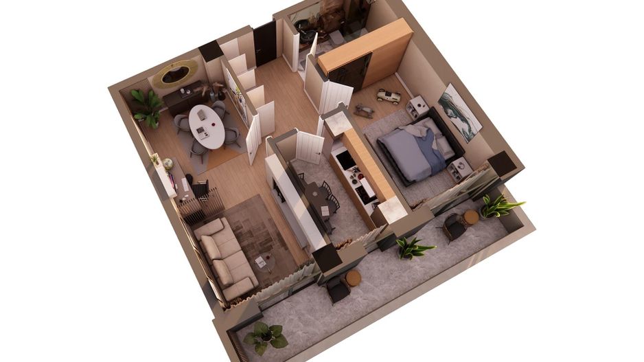 Apartament 2 camere - Poză 2